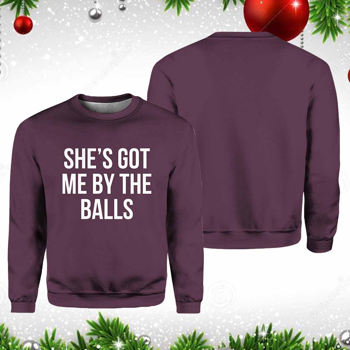 Wooyoung She’s Got Me By The Balls Sweater Wooyoung She’s Got Me By The Balls Sweater