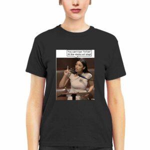 You Can’t Ban Tiktok All The Clocks Will Stop Shirt