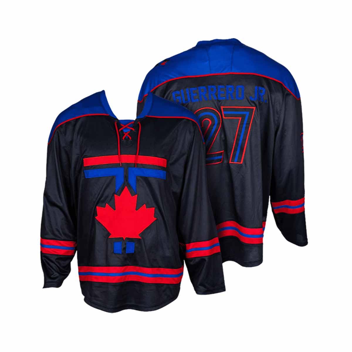 Blue Jays Vladimir Guerrero Jr City Connect Replica Hockey Jersey Giveaway 2025 Blue Jays Vladimir Guerrero Jr City Connect Hockey Jersey Giveaway 2025