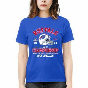 Buffalo AFC 2024 Championship Go Bills Shirt