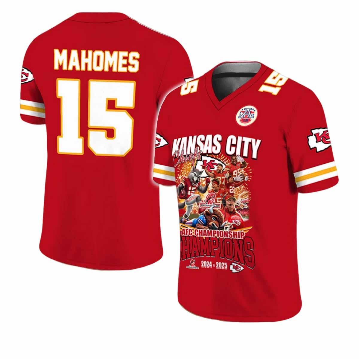 Chiefs AFC Champions 2025 Jersey Chiefs AFC Champions 2025 Jersey