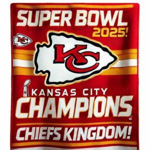 Chiefs Kingdom Super Bowl LIX 2025 Champions Towel Chiefs Kingdom Super Bowl LIX 2025 Champions Towel