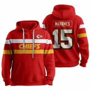 Chiefs Mahomes 15 Football Unisex Hoodie Chiefs Mahomes 15 Football Unisex Hoodie