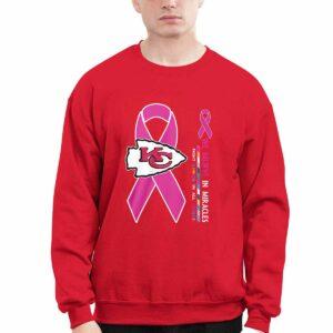 Chiefs We Believe In Miracles Fight Cancer In All Colors Shirt