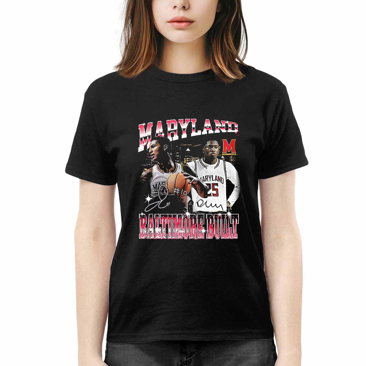 Derik Queen And Julian Reese Baltimore Built Shirt Derik Queen And Julian Reese Baltimore Built Shirt