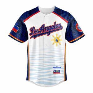 Dodgers Filipino Heritage Night Baseball Jersey 2025 Dodgers Filipino Heritage Night Baseball Jersey 2025