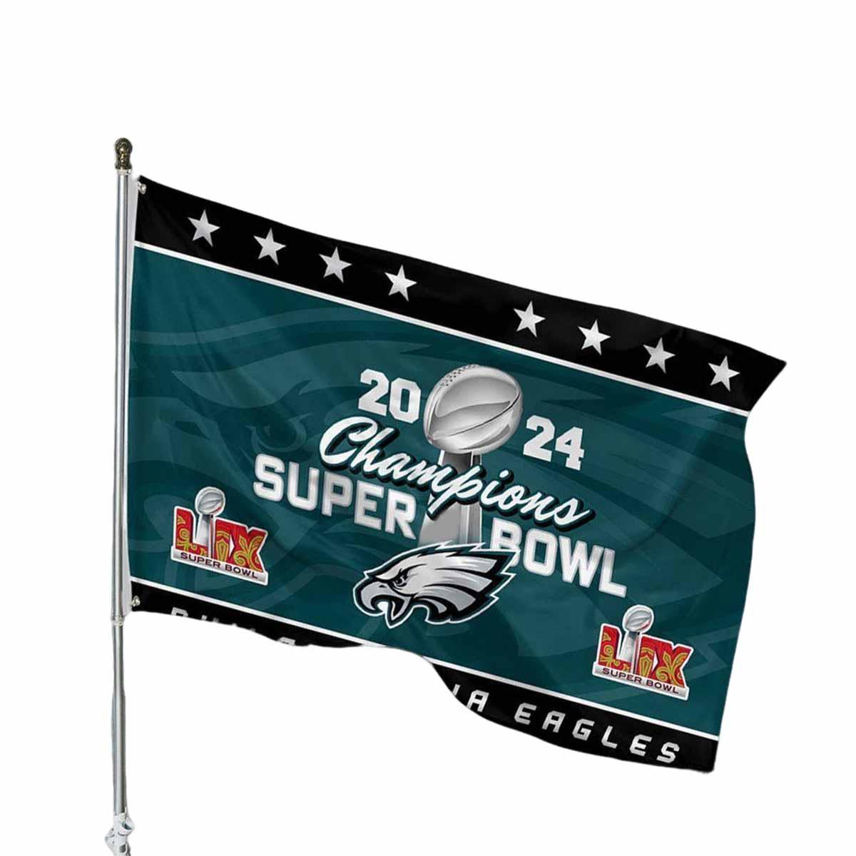 Eagles 2025 Champions Super Bowl LIX Flag Eagles 2025 Champions Super Bowl LIX Flag