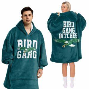 Eagles Bird Gang Blanket Hoodie Eagles Bird Gang Blanket Hoodie