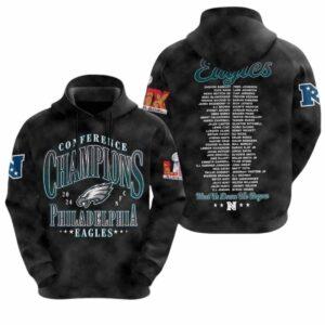 Eagles Champions Super Bowl LIX 3D Hoodie