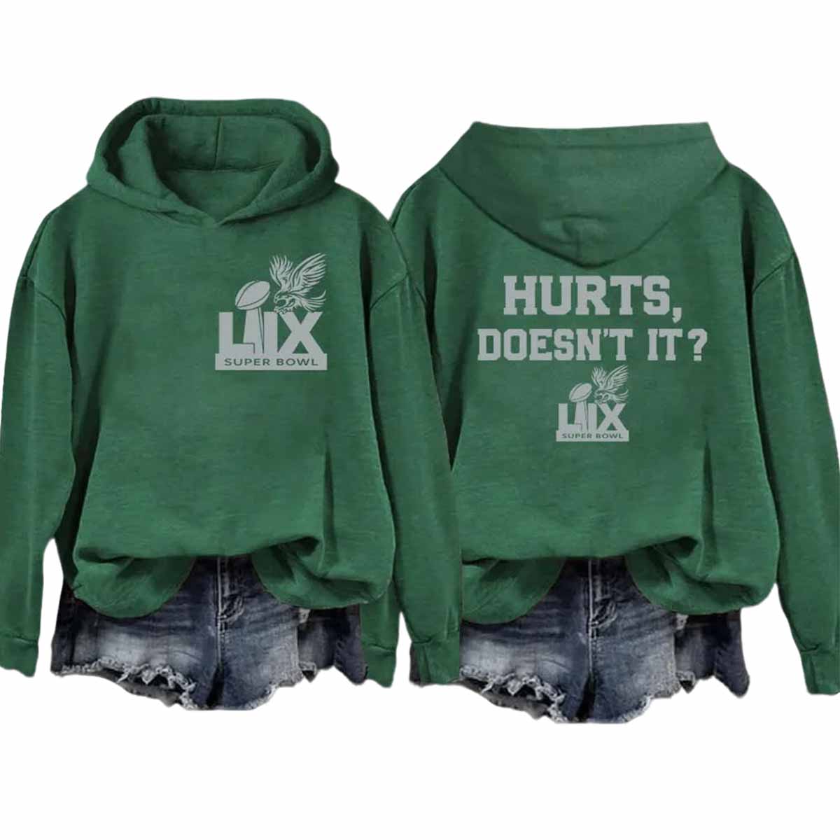 Eagles Jalen Hurts Doesn’t It Super Bowl LIX Hoodie Eagles Jalen Hurts Doesn’t It Super Bowl LIX Hoodie
