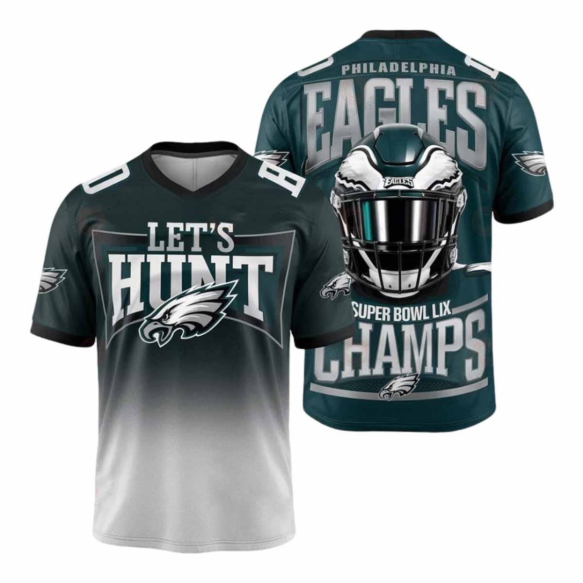 Eagles Let's Hunt Super Bowl Champs Jersey Eagles Let's Hunt Super Bowl Champs Jersey