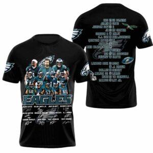 Eagles Super Bowl LIX Champions 2025 Signature Shirt