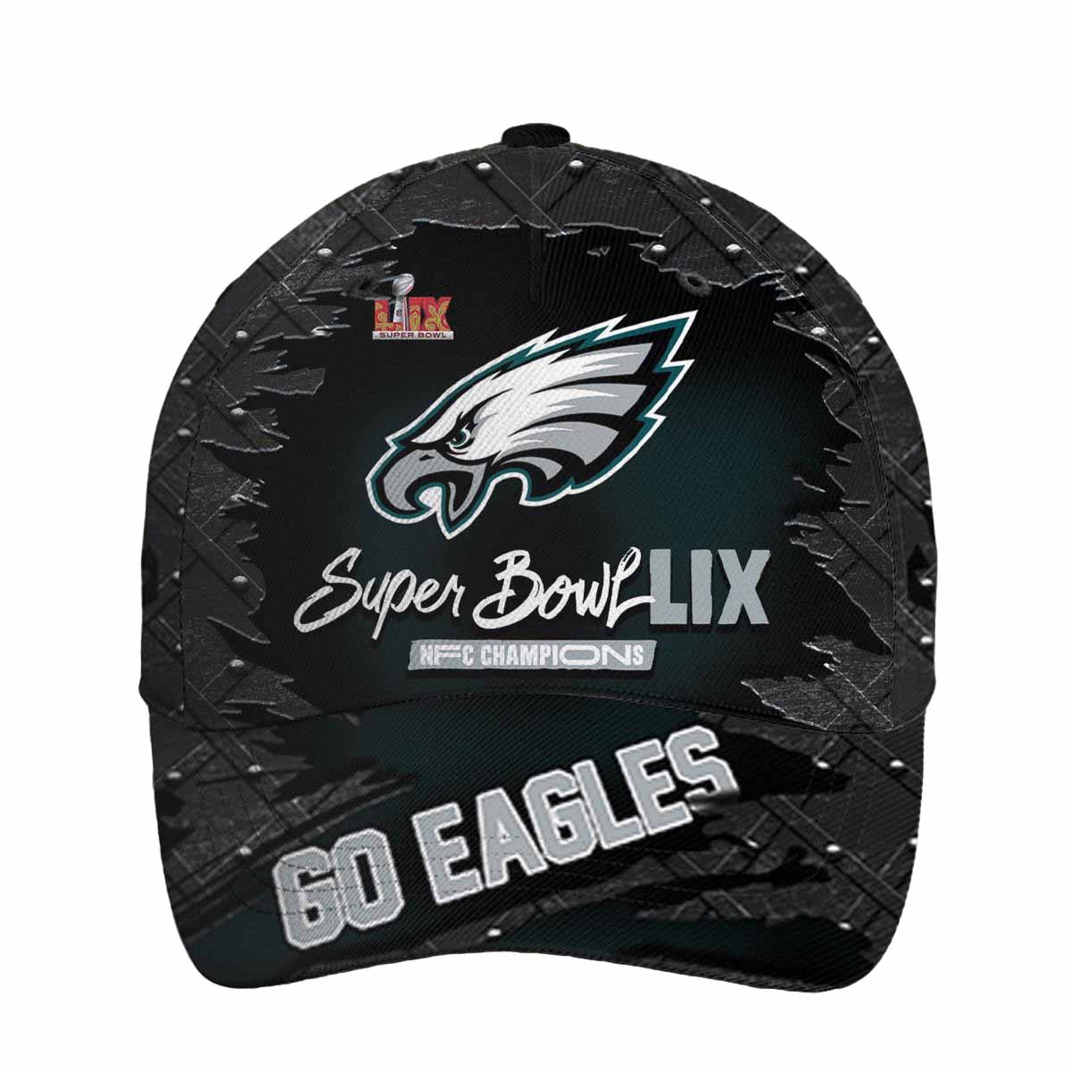 Eagles Super Bowl LIX NFC Champions Go Eagles Hat Eagles Super Bowl LIX NFC Champions Go Eagles Hat
