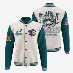 Eagles Super Bowl LIX New Orleans Varsity Jacket
