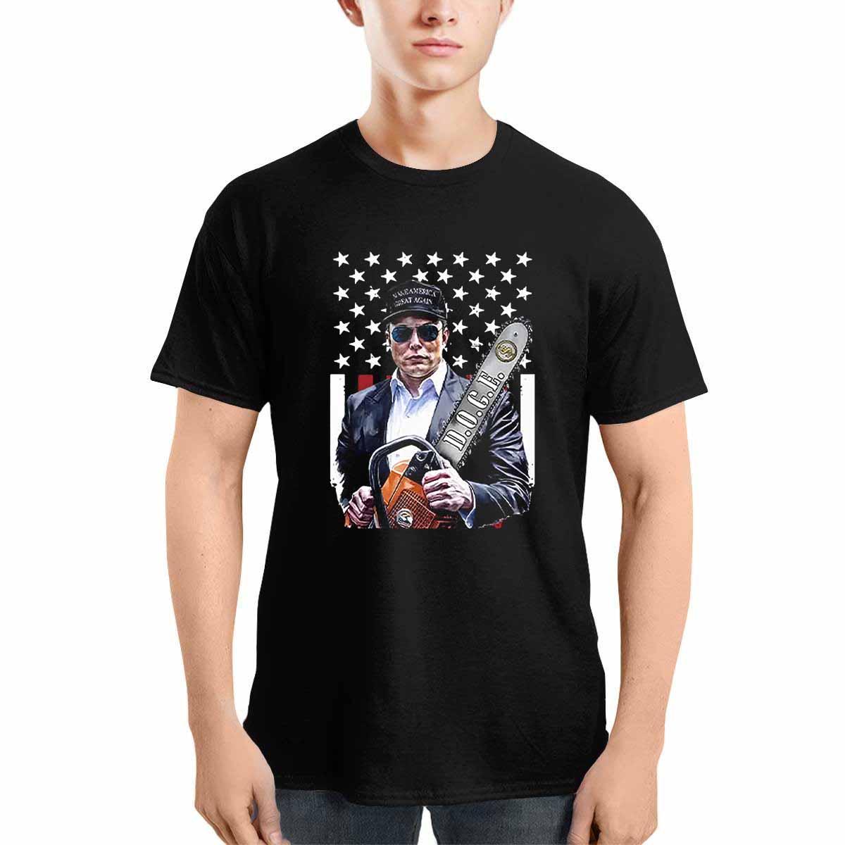 Elon Musk Chainsaw DOGE Shirt Elon Musk Chainsaw DOGE Shirt