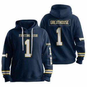 Fighting Irish Greathouse 1 Unisex Football Hoodie Fighting Irish Greathouse 1 Unisex Football Hoodie