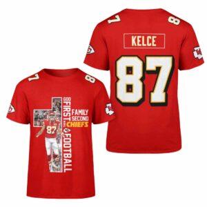 Kelce God First Family Second Then Chiefs Football Shirt
