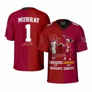 Murray Sooners On Saturdays Cardinals On Sundays Jersey Murray Sooners On Saturdays Cardinals On Sundays Jersey