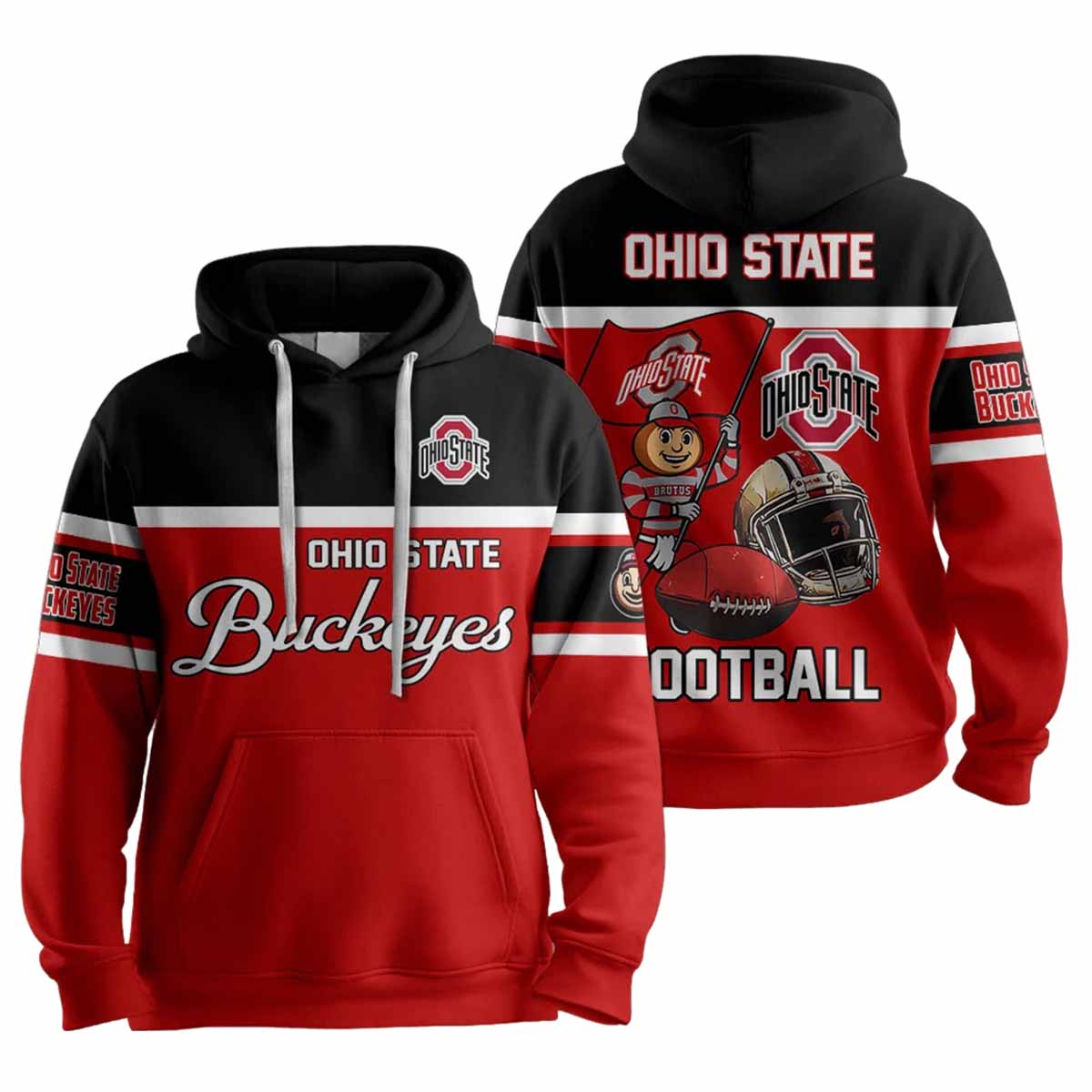 Ohio State Football Unisex Hoodie Ohio State Football Unisex Hoodie