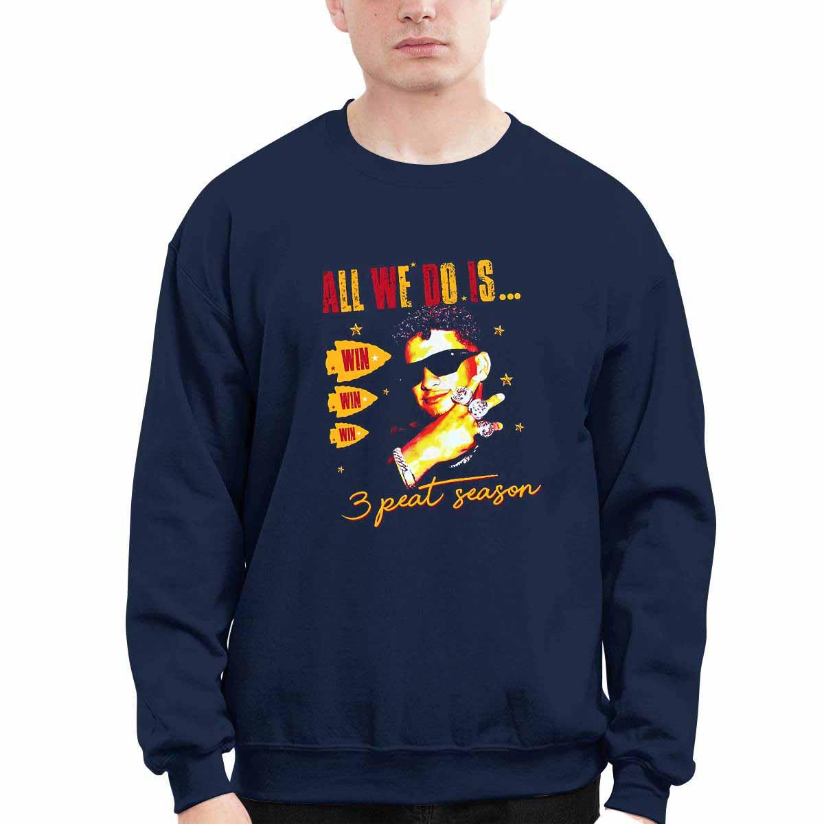 Patrick Mahomes All We Do Is 3 Peat Season Shirt Patrick Mahomes All We Do Is 3 Peat Season Shirt