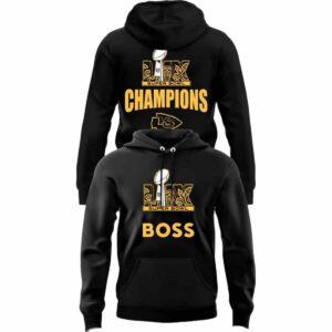 Patrick Mahomes Super Bowl LIX Boss Hoodie Patrick Mahomes Super Bowl LIX Boss Hoodie