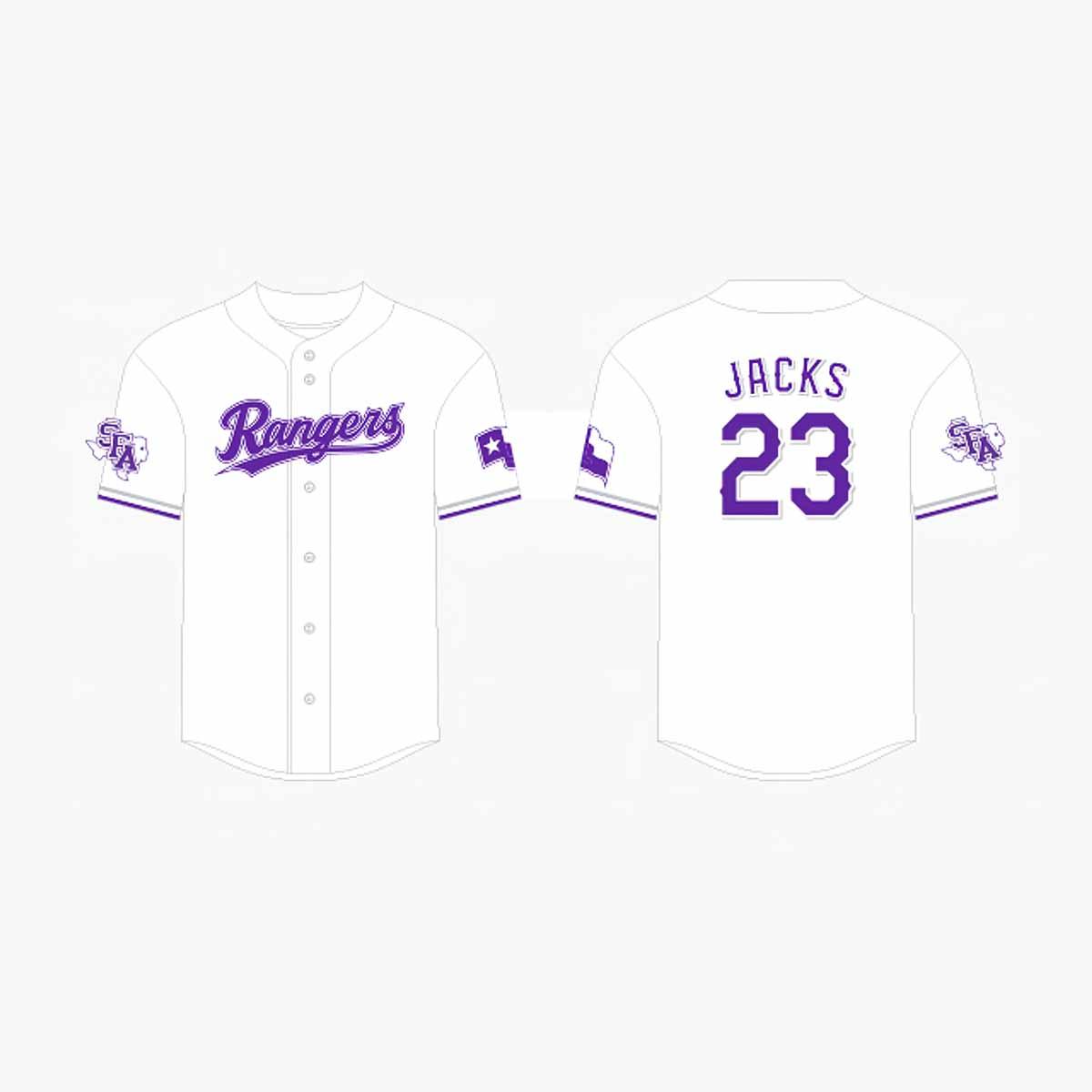 Rangers Stephen F Austin University Jersey Giveaway 2025 Rangers Stephen F Austin University Jersey Giveaway 2025