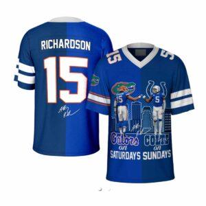 Richardson Gators On Saturdays Colts On Sundays Jersey Richardson Gators On Saturdays Colts On Sundays Jersey