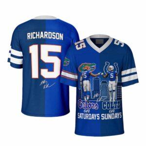 Richardson Gators On Saturdays Colts On Sundays Jersey Richardson Gators On Saturdays Colts On Sundays Jersey
