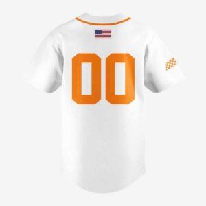 Volunteers Home White Baseball Jersey 1 Volunteers Home White Baseball Jersey