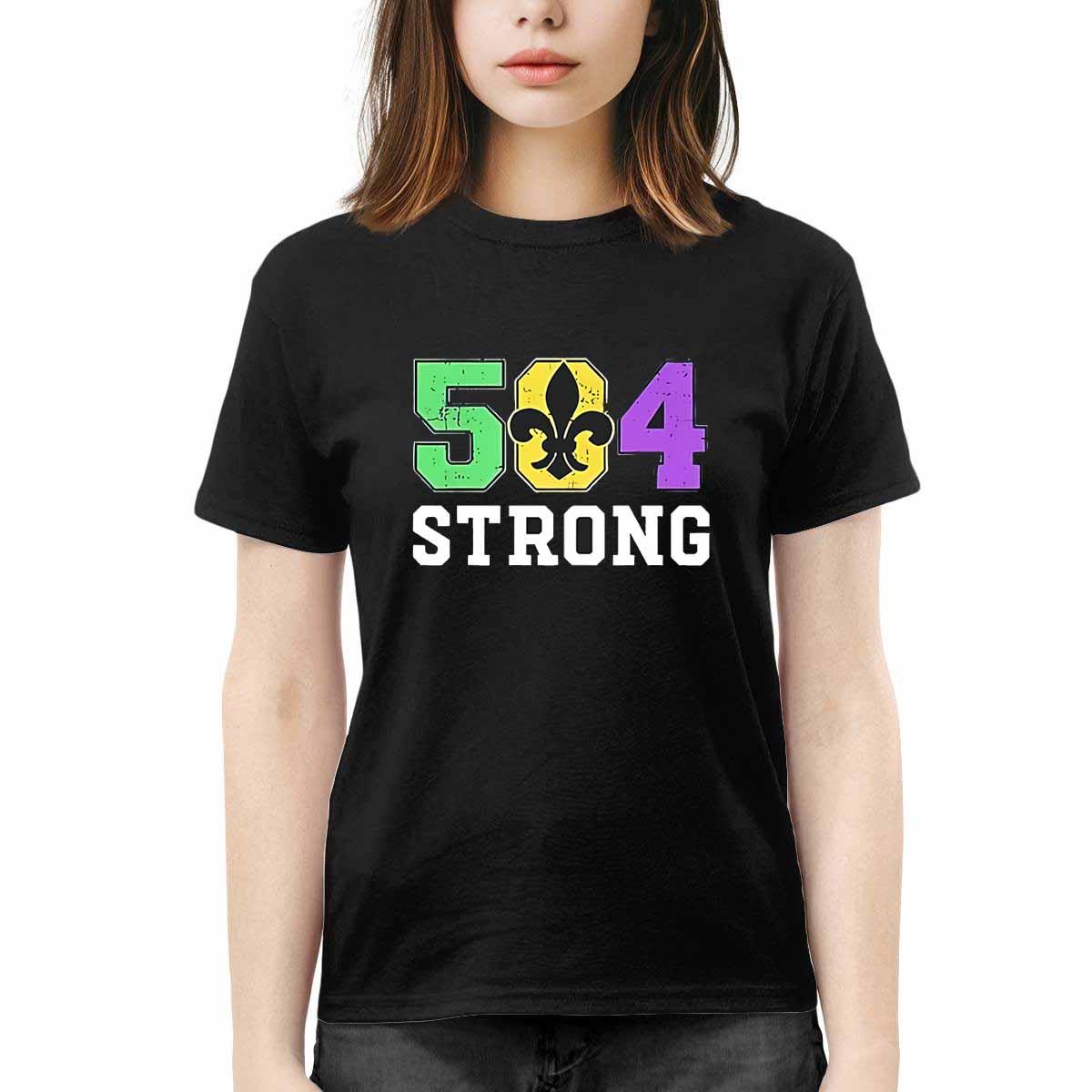 Terry Bradshaw Lady Gaga New Orleans 504 Strong Shirt Terry Bradshaw Lady Gaga New Orleans 504 Strong Shirt