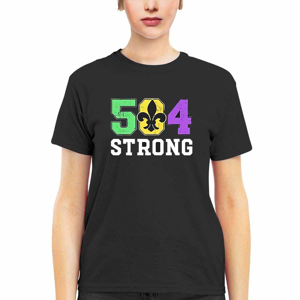 Terry Bradshaw Lady Gaga New Orleans 504 Strong Shirt Terry Bradshaw Lady Gaga New Orleans 504 Strong Shirt