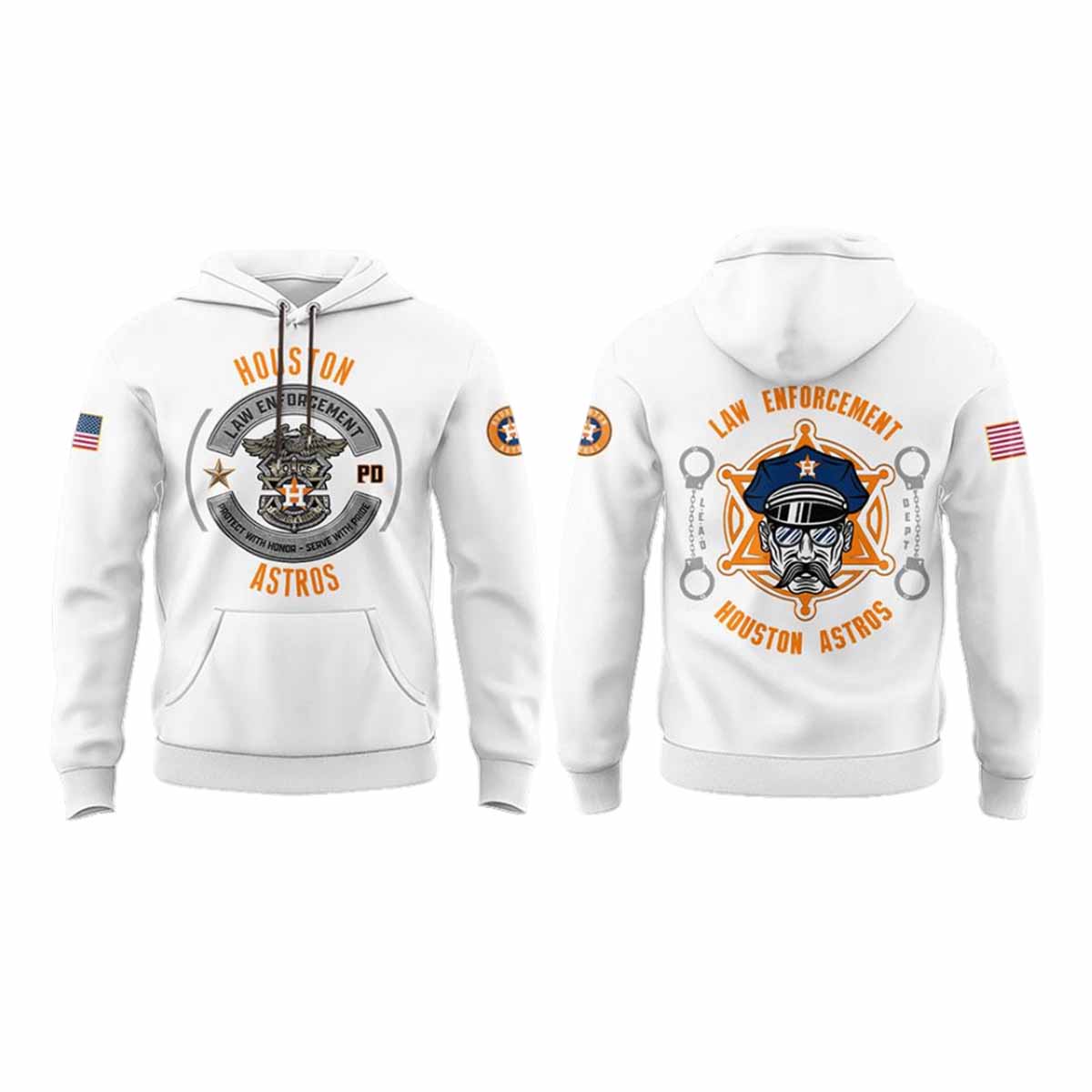 Astros Law Enforcement Appreciation Day 2025 Hoodie Astros Law Enforcement Appreciation Day 2025 Hoodie