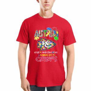 Autism Accept Understand Love Chiefs Shirt 2 Autism Accept Understand Love Chiefs Shirt