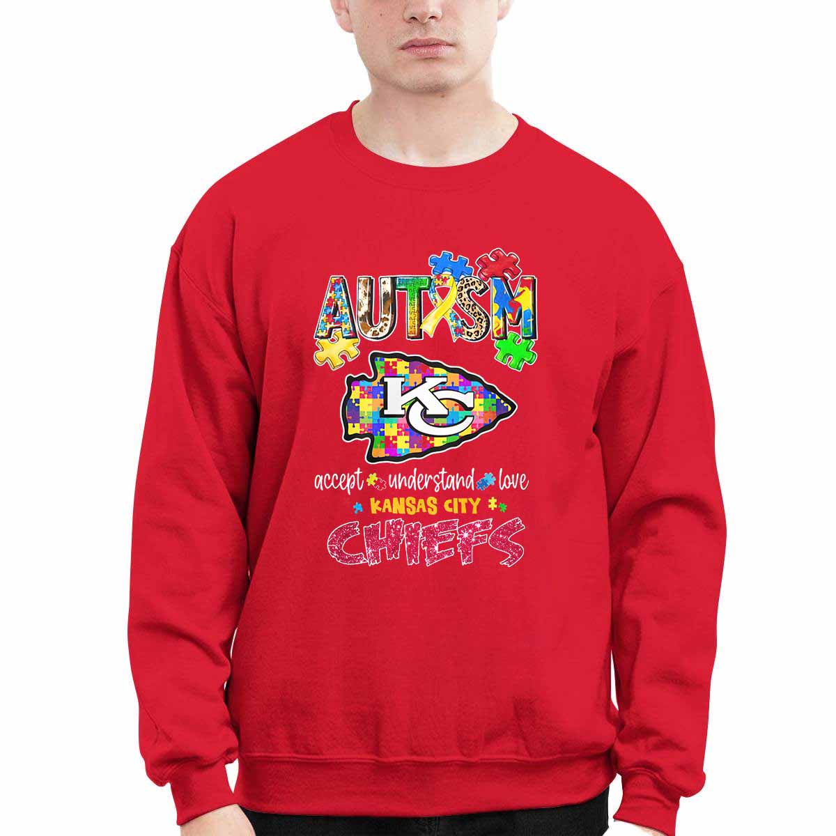 Autism Accept Understand Love Chiefs Shirt Autism Accept Understand Love Chiefs Shirt