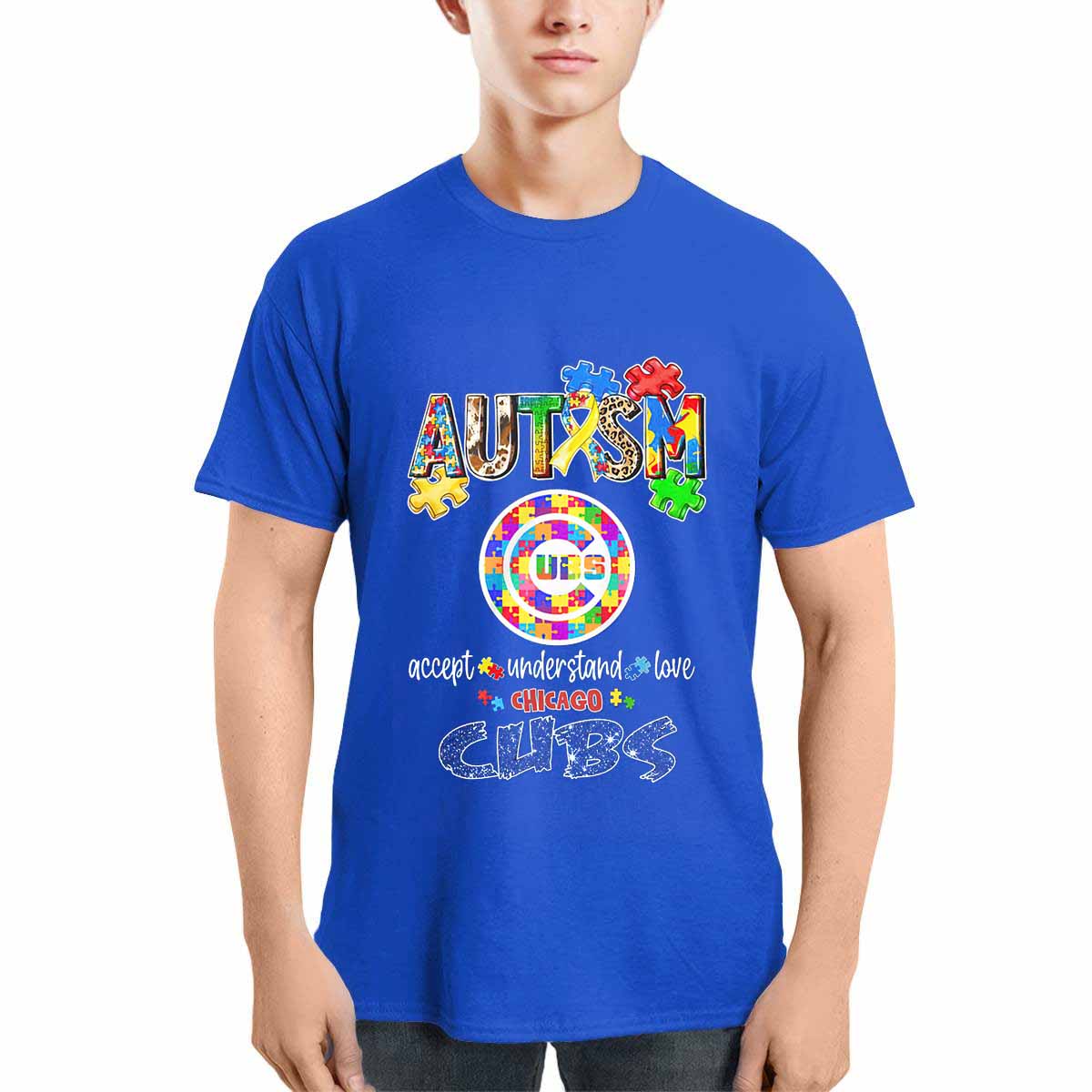 Autism Accept Understand Love Cubs Shirt Autism Accept Understand Love Cubs Shirt