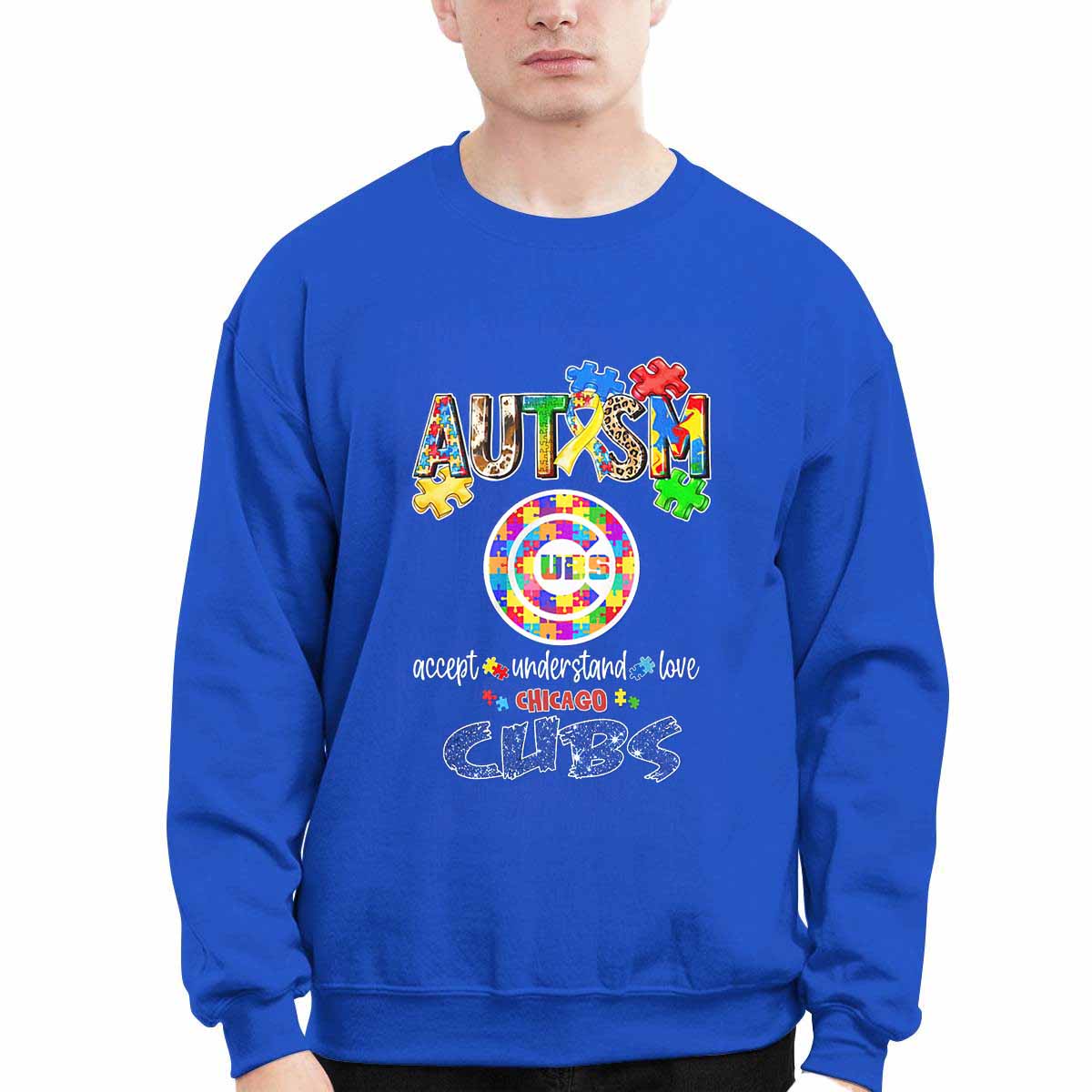 Autism Accept Understand Love Cubs Shirt Autism Accept Understand Love Cubs Shirt