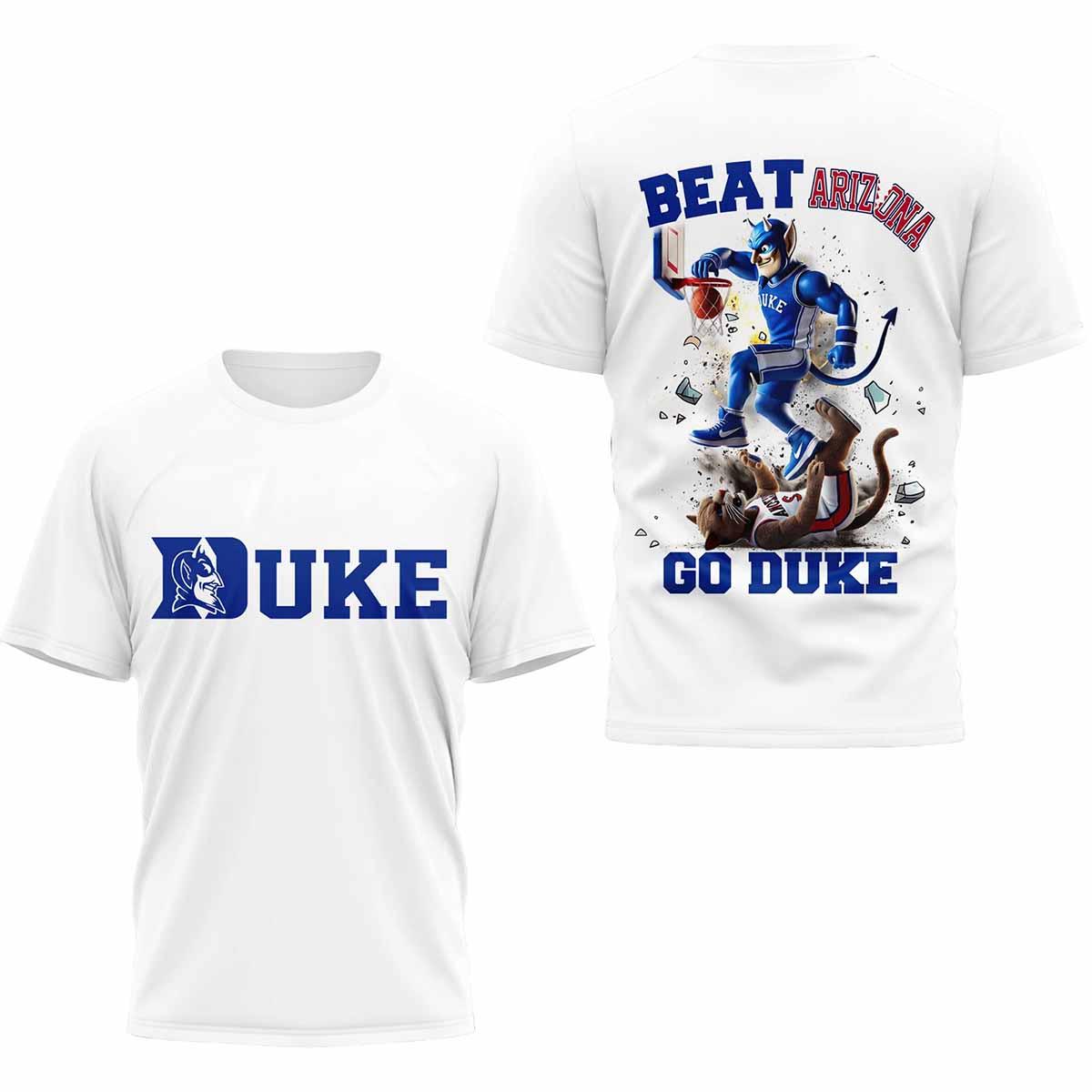 Blue Devil Beat Arizona Go Duke Shirt Blue Devil Beat Arizona Go Duke Shirt