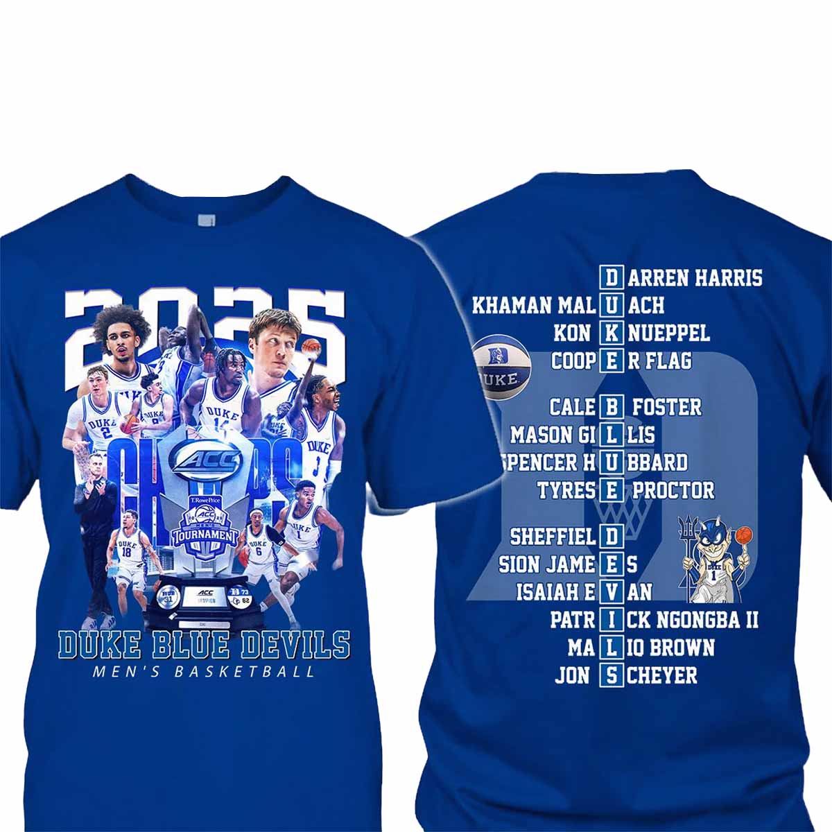 Blue Devils ACC Champions 2025 Shirt Blue Devils ACC Champions 2025 Shirt