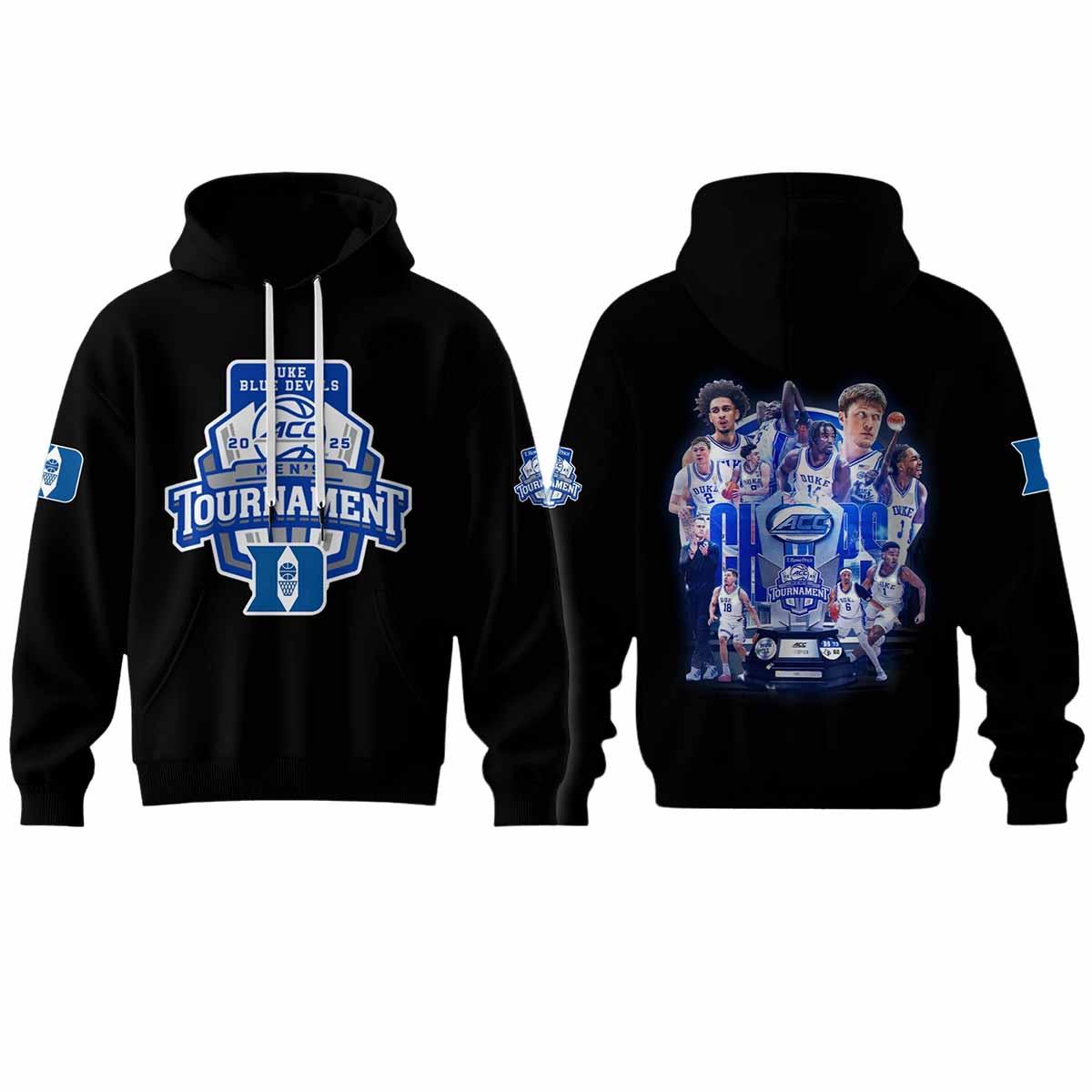 Blue Devils ACC Men Tournament 2025 Hoodie Blue Devils ACC Men Tournament 2025 Hoodie