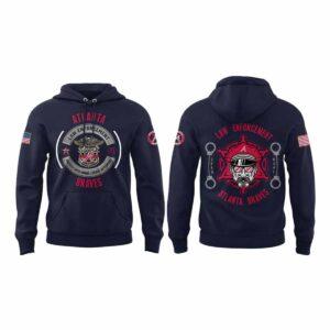 Braves Law Enforcement Appreciation Day 2025 Hoodie