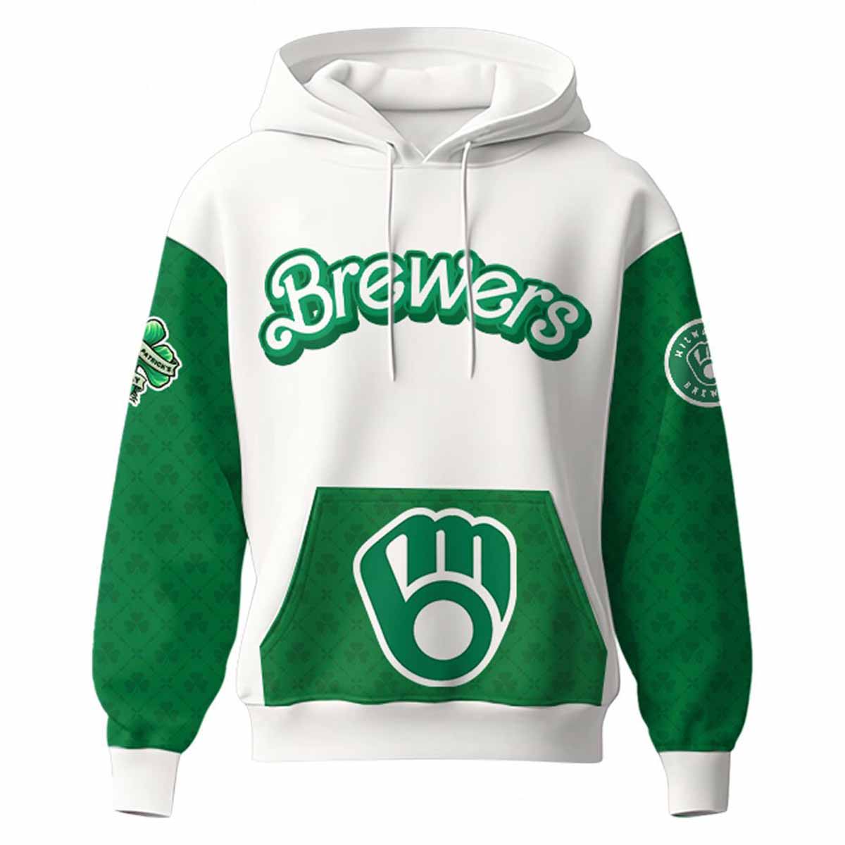 Brewers St Patrick’s Day 2025 Hoodie Brewers St Patricks Day 2025 Hoodie
