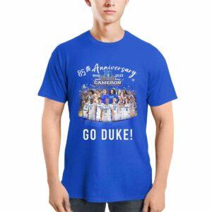 Bule Devil 85th Anniversary 1940 2025 Go Duke Shirt 3 Bule Devil 85th Anniversary 1940 2025 Go Duke Shirt