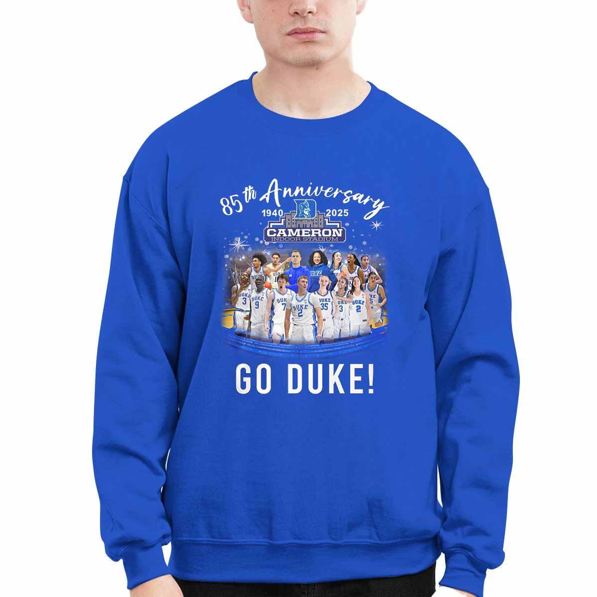 Bule Devil 85th Anniversary 1940 2025 Go Duke Shirt Bule Devil 85th Anniversary 1940 2025 Go Duke Shirt