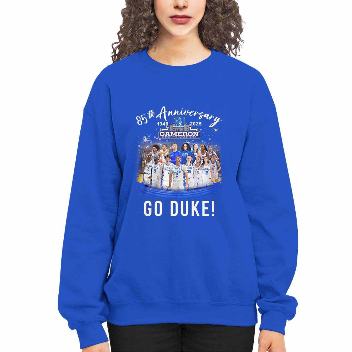 Bule Devil 85th Anniversary 1940 2025 Go Duke Shirt Bule Devil 85th Anniversary 1940 2025 Go Duke Shirt