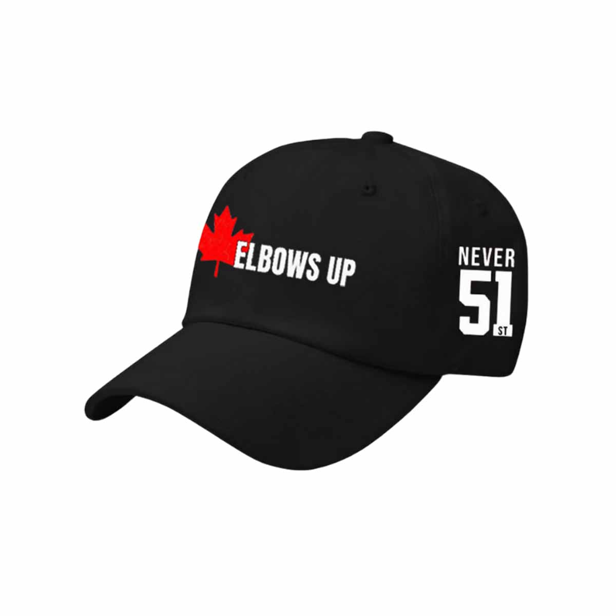 Canada Elbows Up Never 51 Hat Canada Elbows Up Never 51 Hat