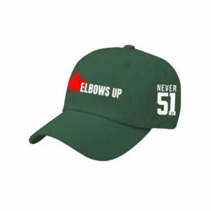Canada Elbows Up Never 51 Hat 2 Canada Elbows Up Never 51 Hat