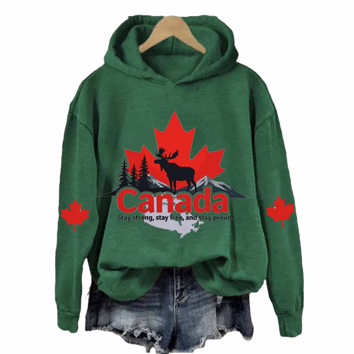 Canada Stay Strong Stay Free And Stay Proud Hoodie Canada Stay Strong Stay Free And Stay Proud Hoodie
