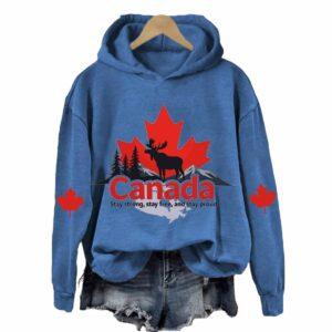 Canada Stay Strong Stay Free And Stay Proud Hoodie 3 Canada Stay Strong Stay Free And Stay Proud Hoodie
