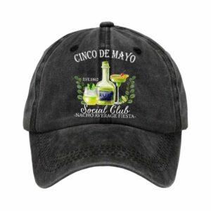 Cinco De Mayo Est 1862 Social Club Nacho Average Fiesta Cap Cinco De Mayo Est 1862 Social Club Nacho Average Fiesta Cap