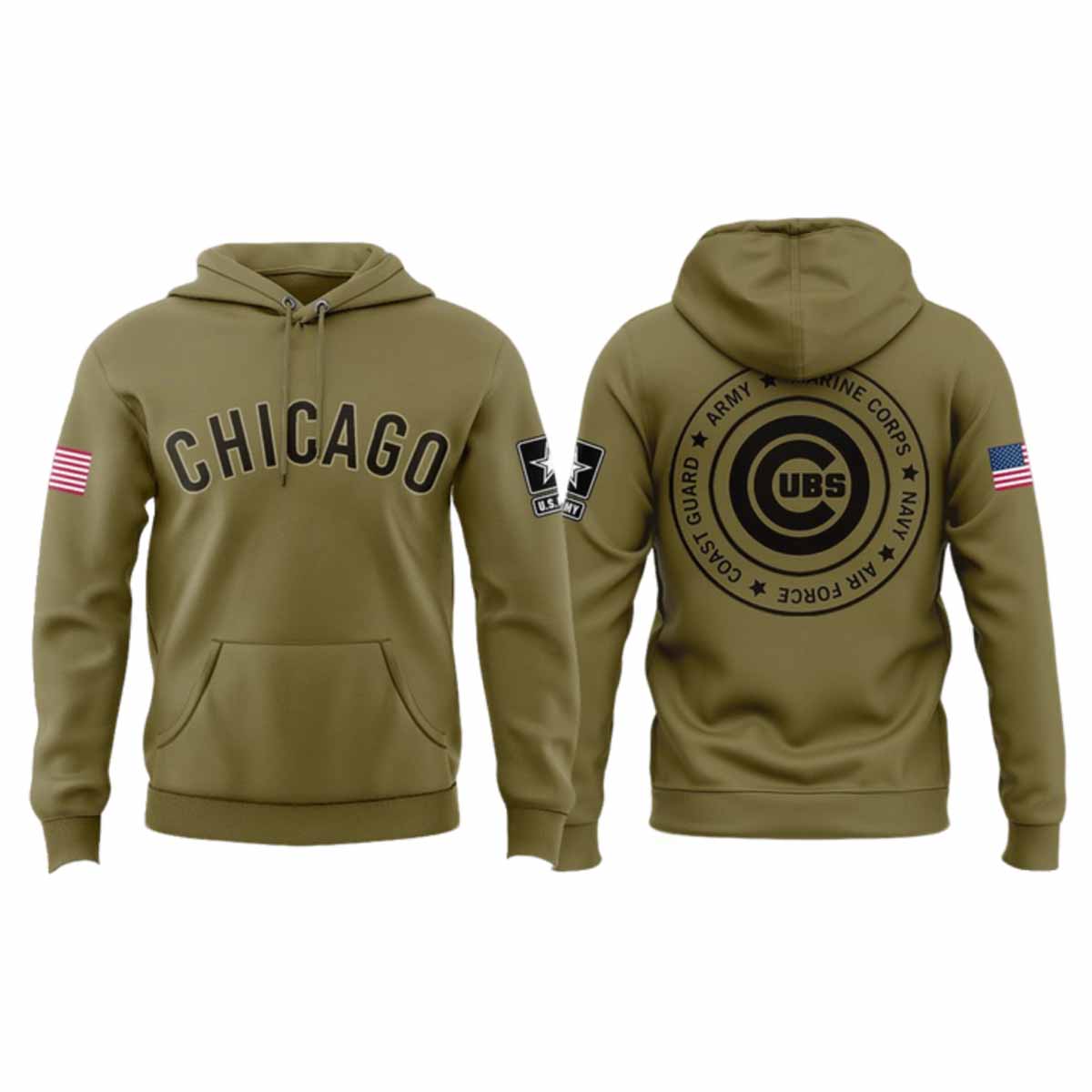 Cubs Military Appreciation Night 2025 Hoodie Cubs Military Appreciation Night 2025 Hoodie